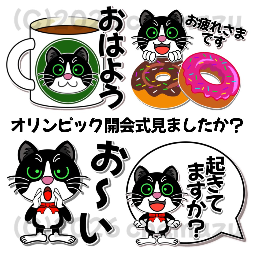 ＊にゃんこ＊小さなはちわれ猫ちゃん