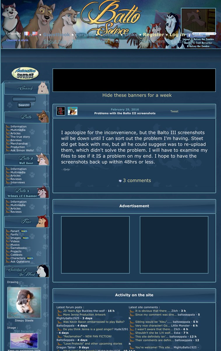 opossumcraft's tweet photo. anyone out there that used to frequent the animation source forums from like 2009-2013? i feel like the last of a species 😭 https://t.co/7xgWsDZII9