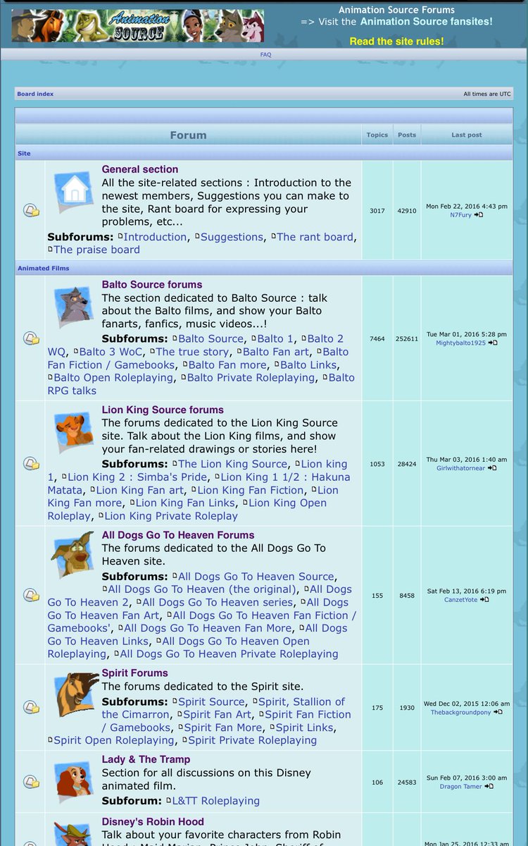 opossumcraft's tweet photo. anyone out there that used to frequent the animation source forums from like 2009-2013? i feel like the last of a species 😭 https://t.co/7xgWsDZII9