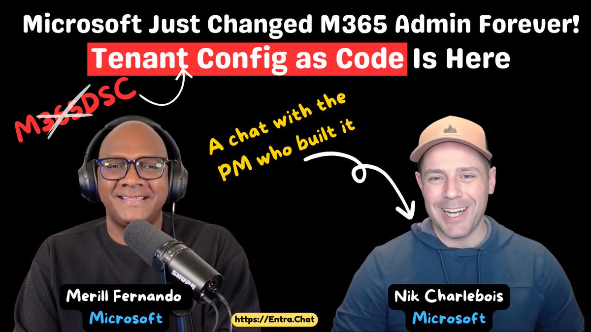 🚨 Microsoft just changed Microsoft 365 governance → permanently

For years, tenant governance has meant:

🔺 Scripts
🔺 Manual processes
🔺 PowerShell
🔺 Documentation
🔺 Drift
🔺 Inconsistency
🔺 Risk
🔺 Tribal knowledge

That model is officially over.

In the latest episode