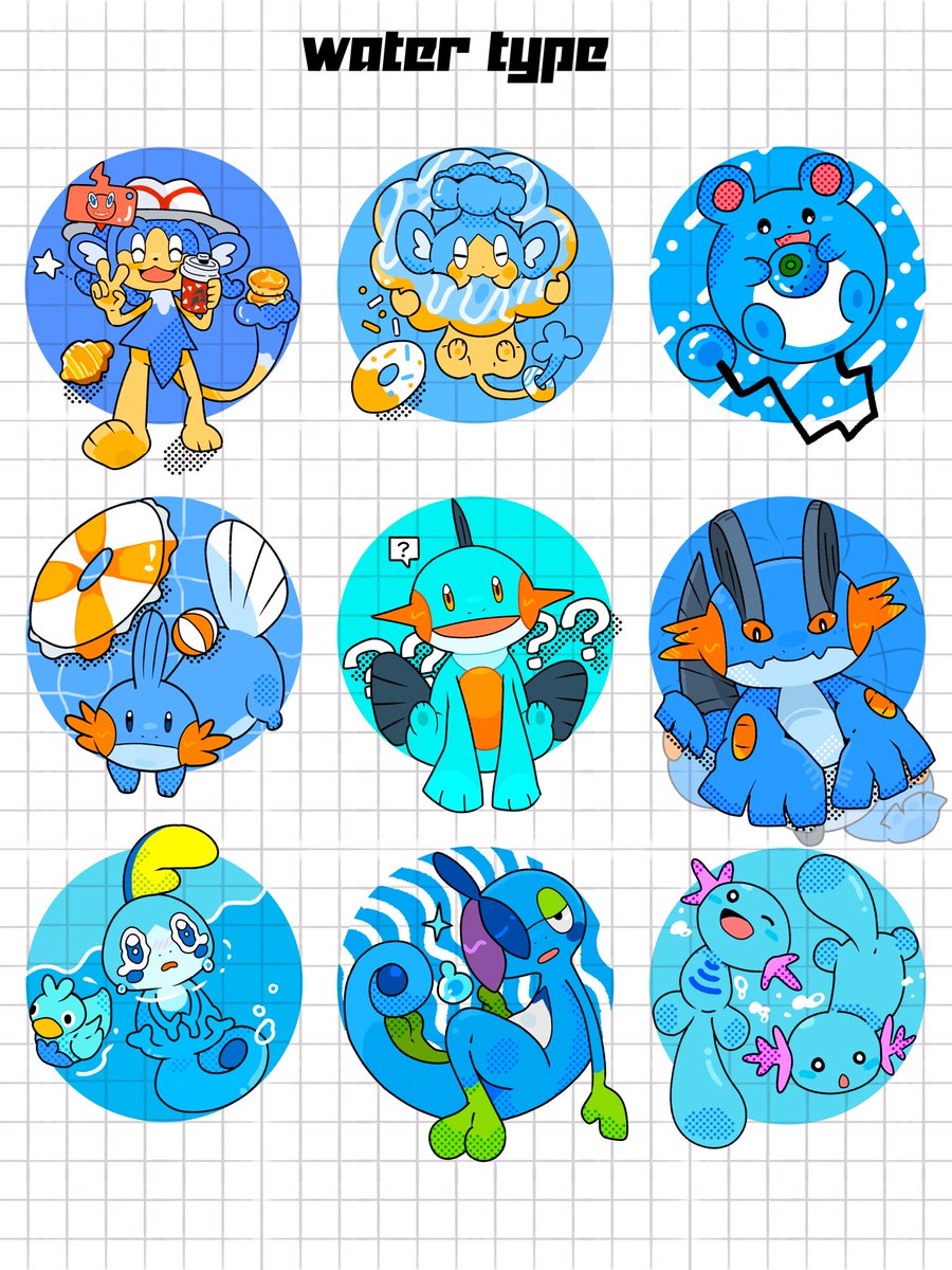 hanoteru's tweet photo. ちょっと飛び出てるアイコンシリーズ、かなり色々描いたのでまとめました！

何気にセンターに最推しを置いてます https://t.co/yVXZS86XKY