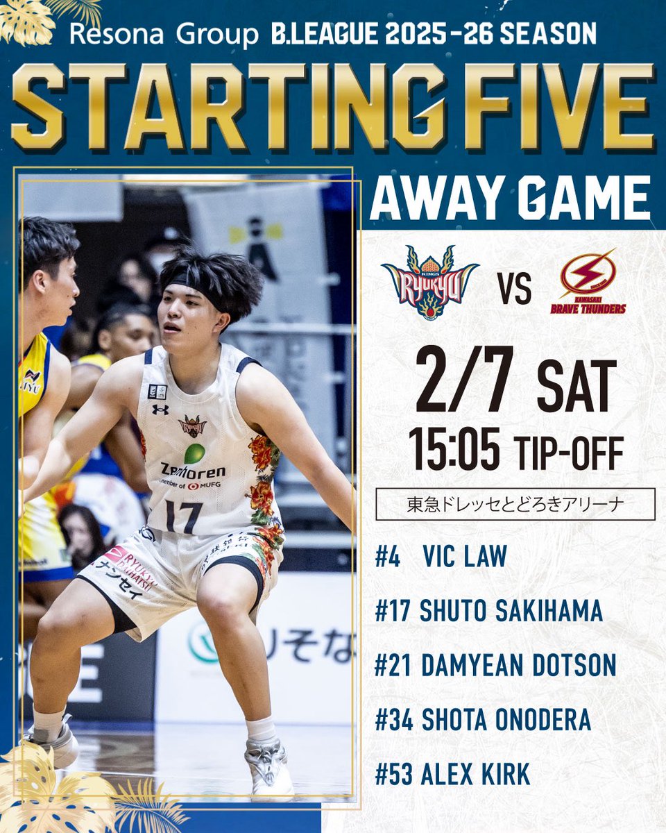 琉球ゴールデンキングス公式 (@RyukyuKings) / Posts / X