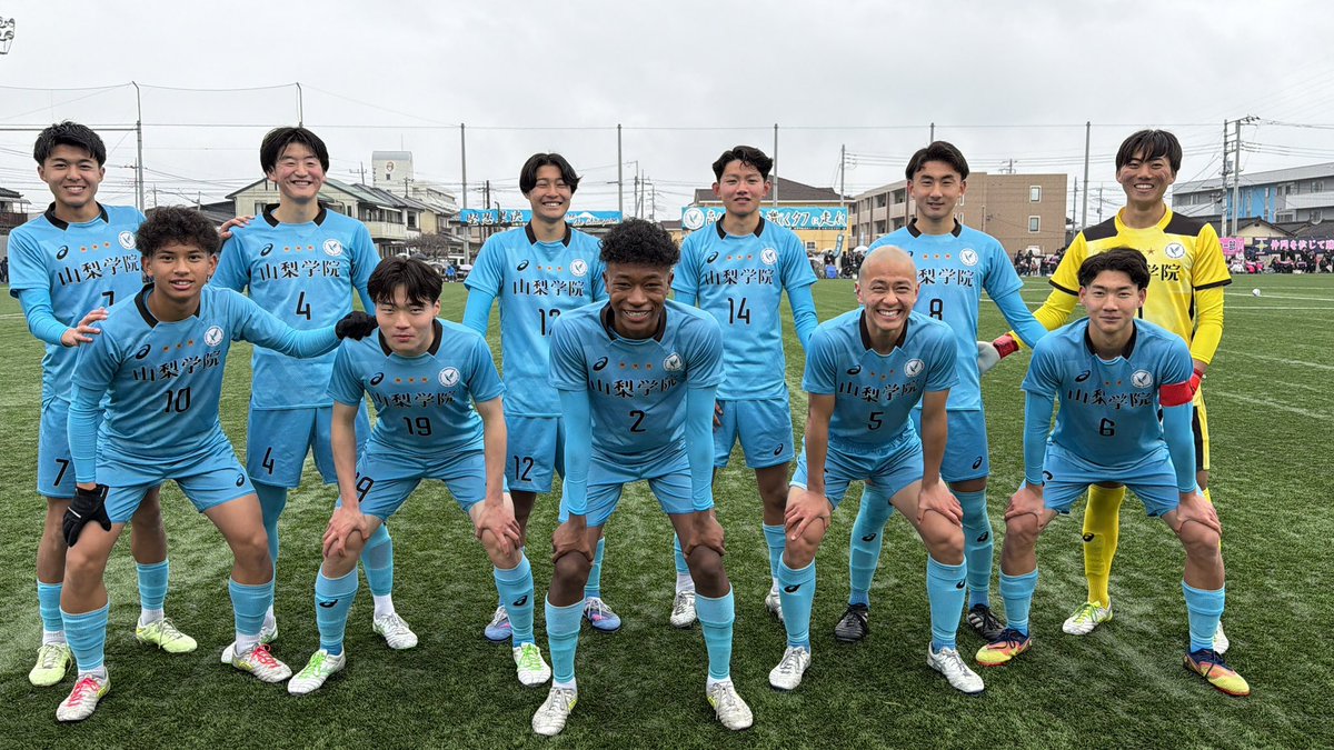 新人戦決勝 2/7(土) 山梨学院vs日大明誠 13:30kickoff‼️