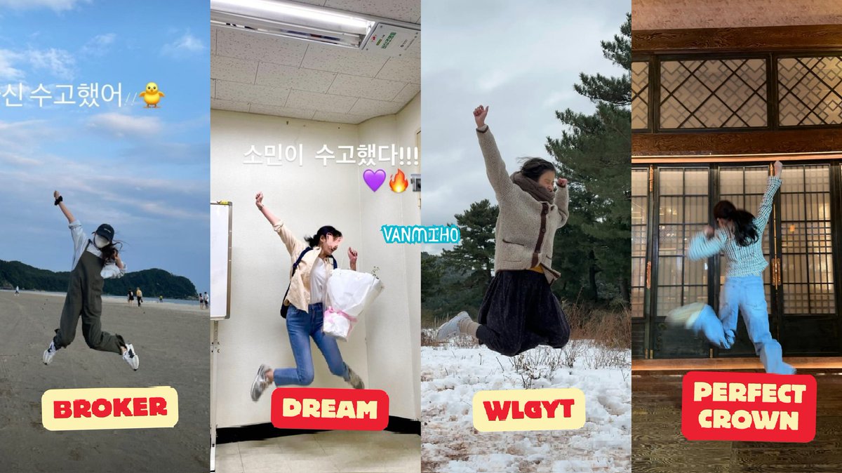 the saga continues of IU jumping after wrapping up the filming 🤭