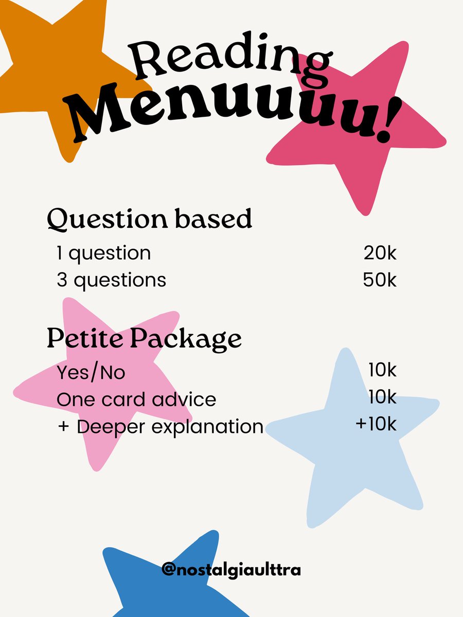 nostalgiaulttra's tweet image. good morning, dear angels! 🤍

aku sudah open for book untuk sesi tarot hari ini :D boleh diliat-liat dulu menunya, siapa tau ada yang cocok buat kamu! 🫶🏻🌷

soOOO, book now &amp;amp; get ur reading SAME DAY! 🍒👋🏻💗

t. mau jasa baca tarot reading #zonauang