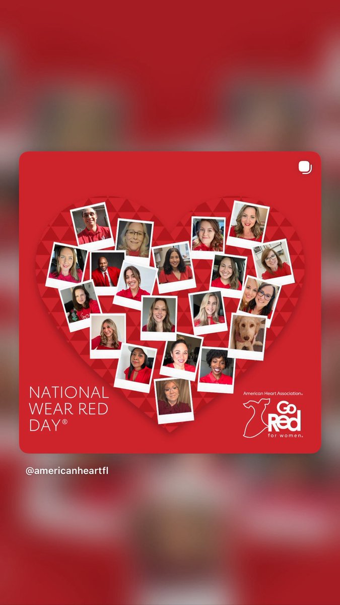 MyHeartHands's tweet photo. National Wear Red day!!!! https://t.co/unC0XvxCnR
