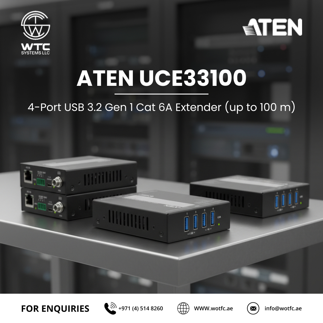 WTC_SYSTEMS_LLC's tweet image. 🚀 Extend Your USB Connectivity with the ATEN UCE33100!

Need more details? Get in touch today!
wotfc.ae

#USBExtender #USB #USB3 #USBHub #TechGadgets #OfficeTech #ITSolutions #ComputerAccessories #DataTransfer #TechInnovation #WorkFromHome #IndustrialTech