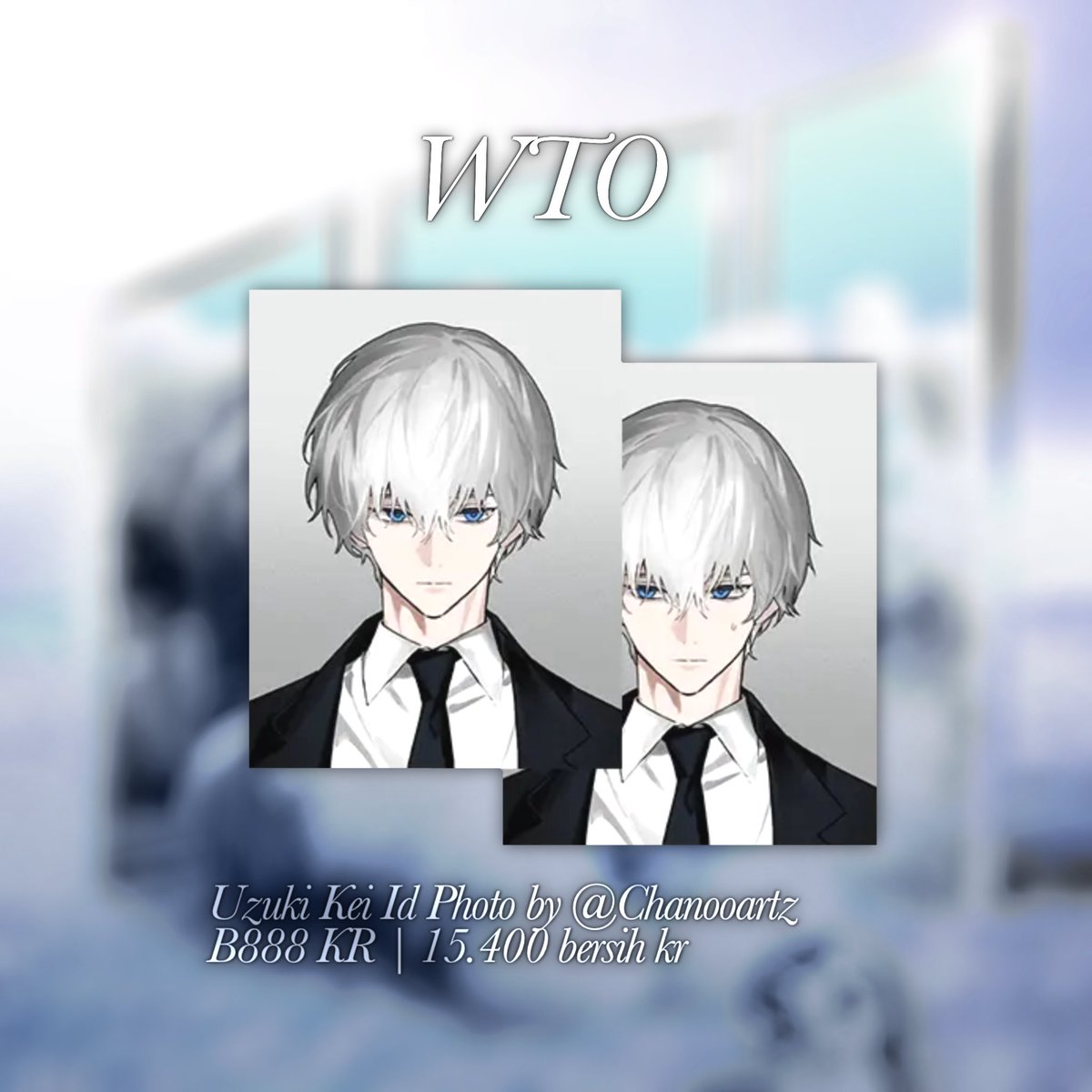 𑁤 ˖⠀⠀Want to Sale⠀﹕⠀help rt  ! ..  ( 🧾 )

❛ ⠀࣪𓇻 ݁ Uzuki Kei Id Photo by @ chanooartz 
◞🫙◟ 15.400 bersih kr |  arrived wh kr
 ꫶  ’  !  order di @ Warung_gepeng 

 ◌    wts, wto, os, fanmerch, #warunganime, #warungsakadays