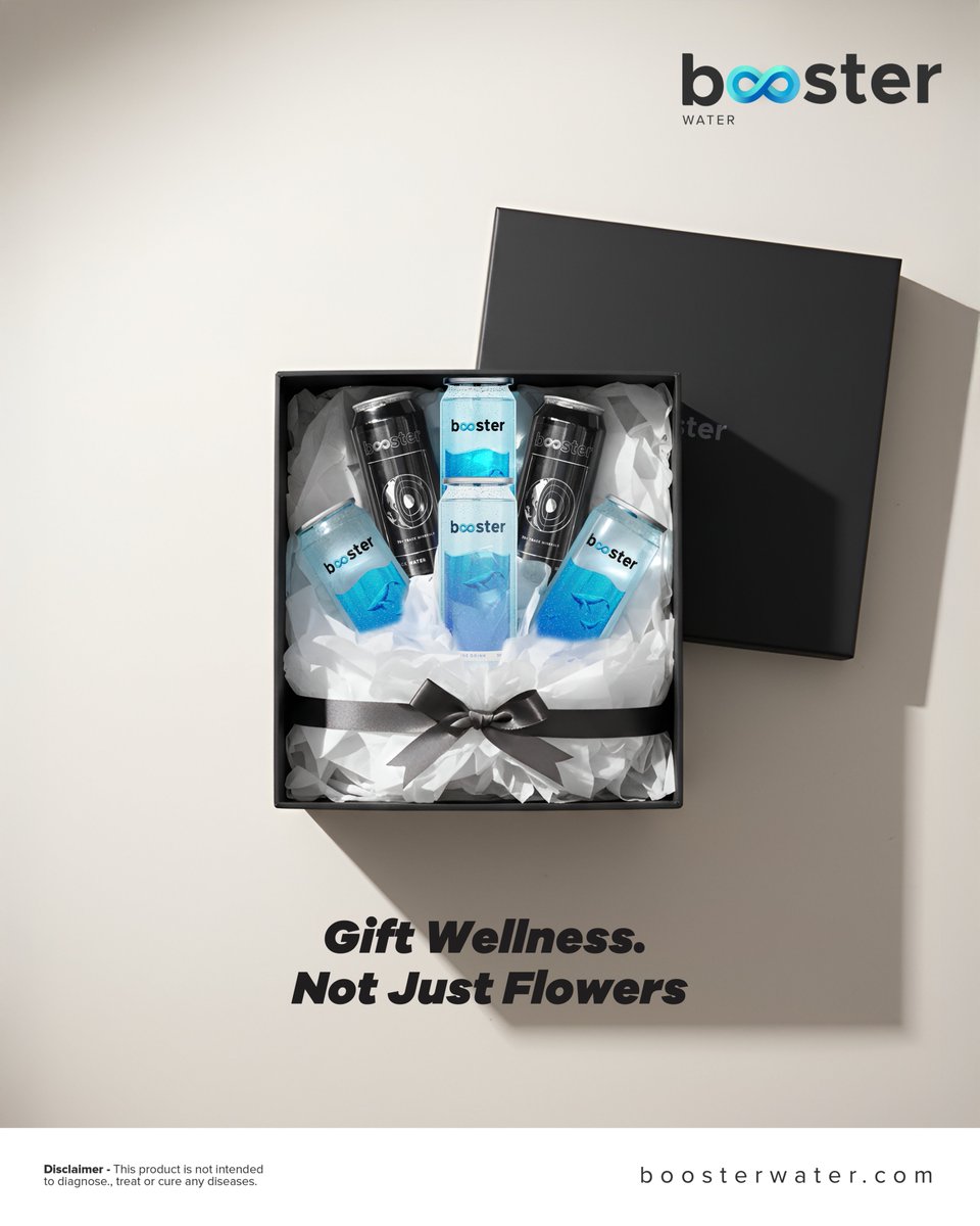 booster_water's tweet image. Skip the usual flowers.
Gift wellness that lasts longer than a moment. 💧
Booster Water—hydration with purpose.

👉 boosterwater.com

#GiftWellness #BoosterWater #HydrationUpgrade #WellnessFirst