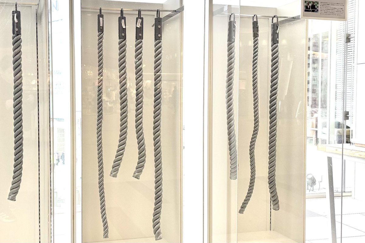 くすはモールで展示されている大阪・関西万博、ポルトガル館の外観を