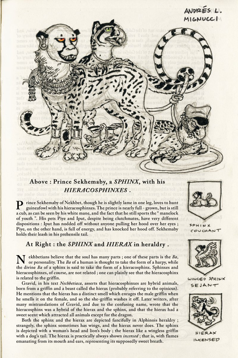 What goes on four legs in the morning, four legs at noon, and four legs at night? These guys.

#Manticore #Sphinx