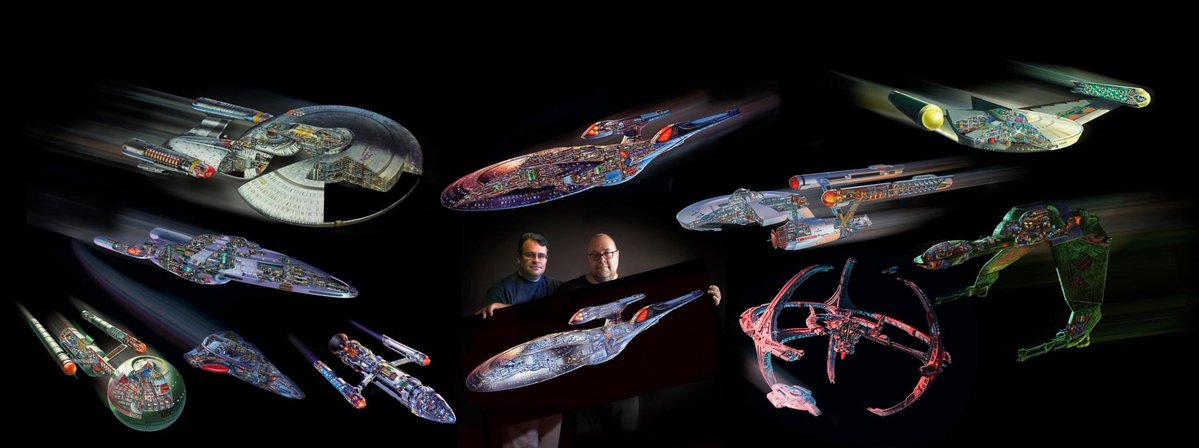 I’ve mentioned my brother a number of times here… Technically we’ve only worked together twice… the Enterprise E and on the Defiant… these are just a few of the cutaways we have done… Many in the works yet to come!!!