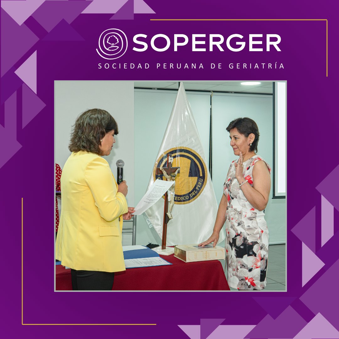 SOPERGERoficial's tweet photo. Oficialmente damos inicio a la gestión 2026-2027 de la Sociedad Peruana de Geriatría. Liderados por la Dra. Rossana Apaza, renovamos nuestro juramento por una medicina más humana, científica y comprometida.

¡Acompáñanos en este nuevo camino! 🥂🩺 https://t.co/vrt2ClMtNP
