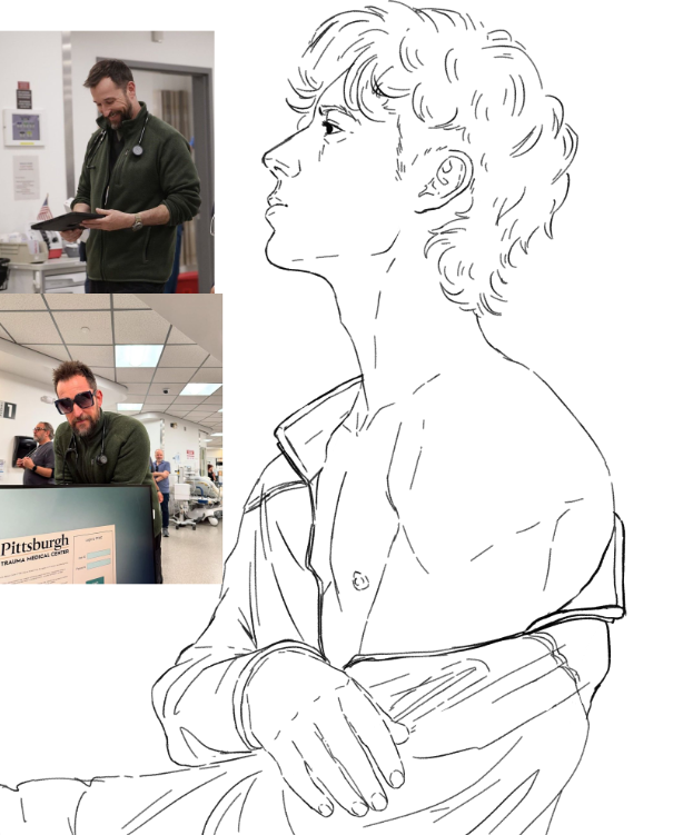 doodlin whitaker in robby's green fleece heheh