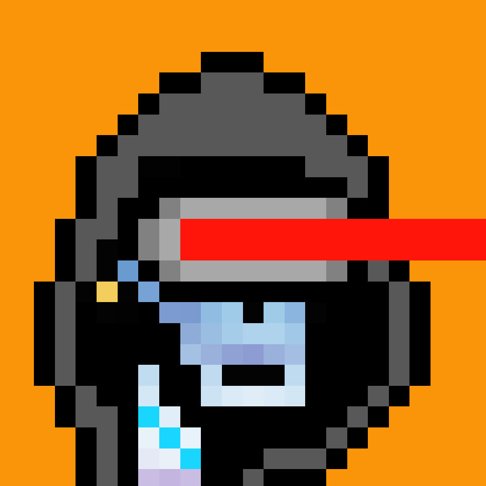 Iced Out Fuks are the rarest in the collection, with only 381 out of 7,777.

When I was creating Iced Out Fuks, I pictured a white gold piece completely covered in VVS diamonds. That’s where the term Iced Out comes from and why their pixelated faces glow in shades from light blue