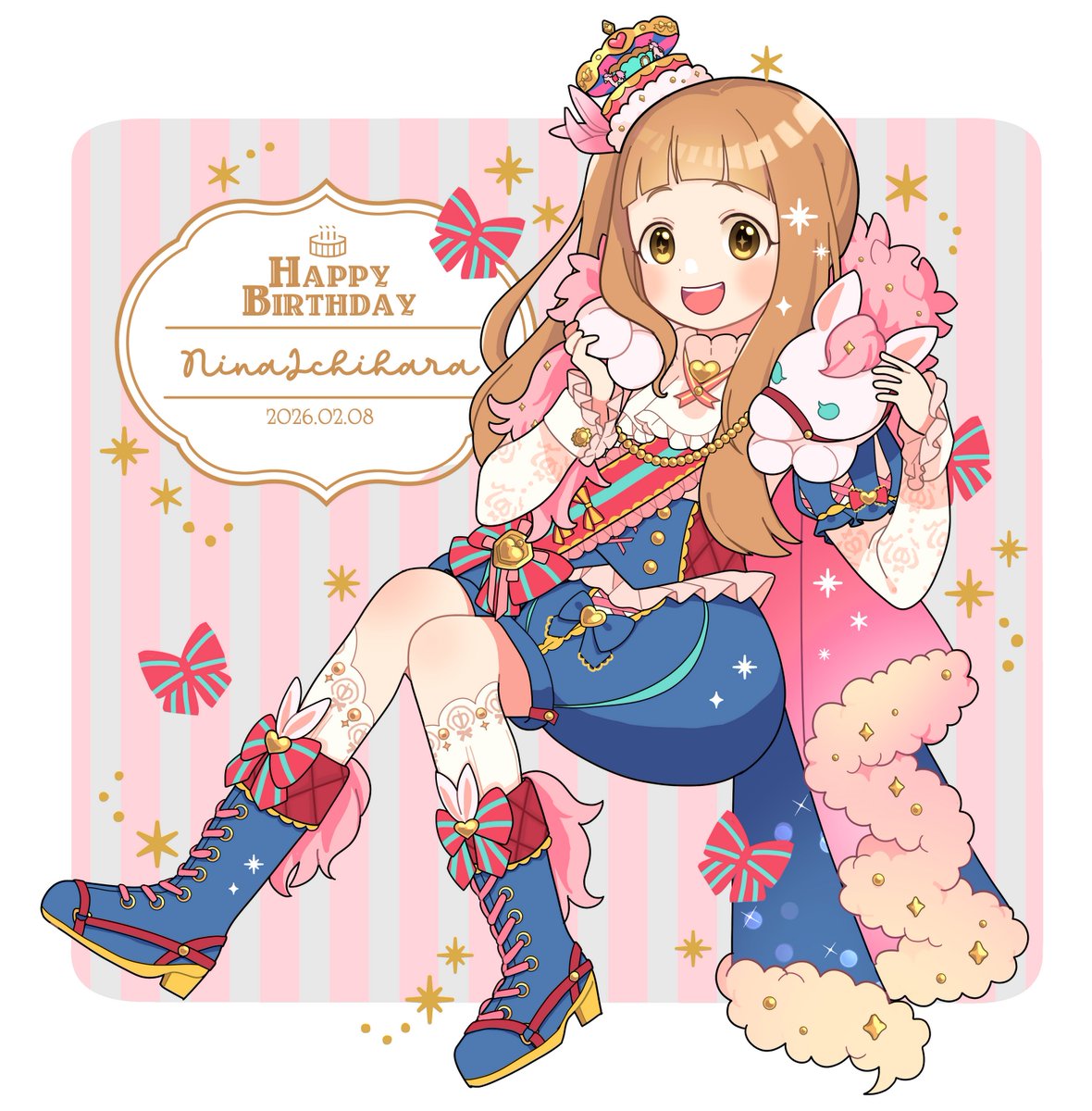 おとぎの国のものがたり
仁奈ちゃんお誕生日おめでとう！🎠💙❤️
#市原仁奈生誕祭2026
#市原仁奈誕生祭2026