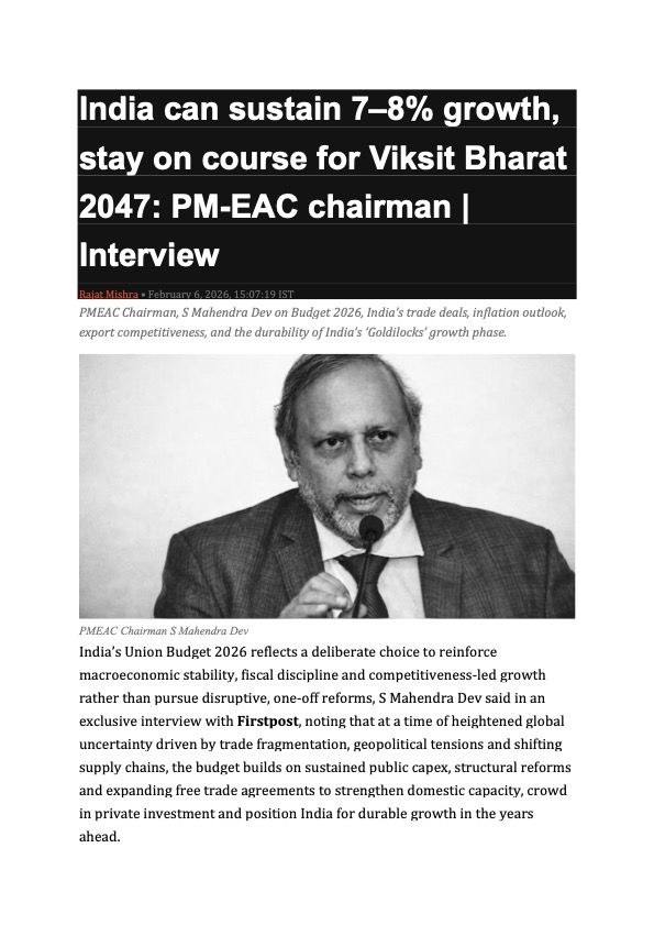 S. Mahendra Dev tweet media