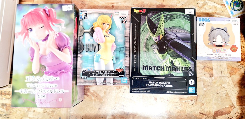 アニメフィギュア入荷しました❗ #ワンピース #にじさんじ