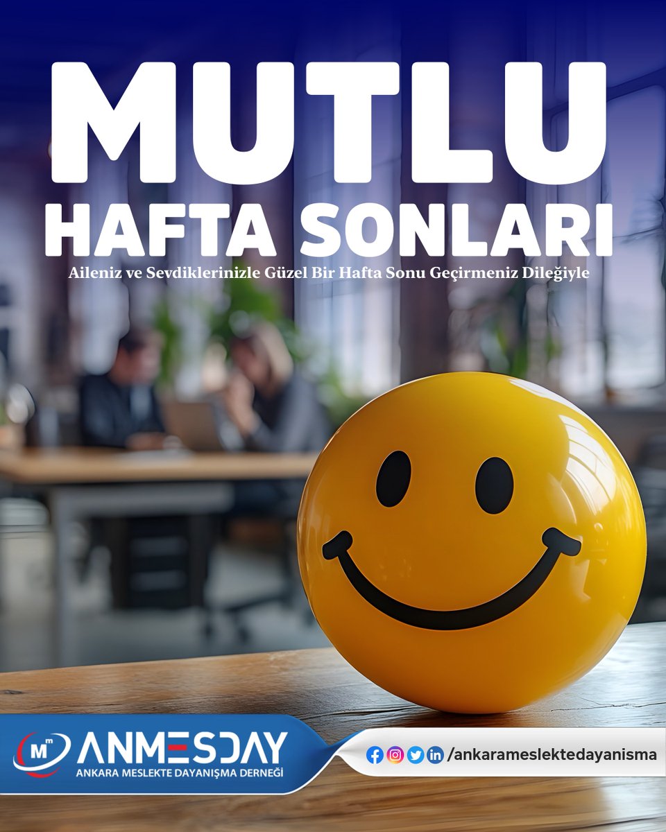 🌸 Mutlu hafta sonları! 🌸
Aileniz ve sevdiklerinizle birlikte
💛 huzurlu,
😊 keyifli,
✨ sağlık dolu
harika bir hafta sonu geçirmeniz dileğiyle…
Güzel anılar biriktirin, bol bol gülümseyin 🤍🌷
#MutluHaftaSonları #HaftaSonuKeyfi #AileZamanı #Sevdiklerinizle #HuzurluHaftaSonu