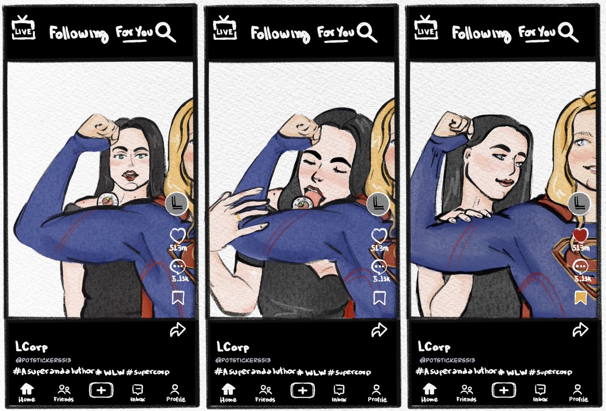 Lena mistakenly posting on Lcorp account 🫢

#supercorp