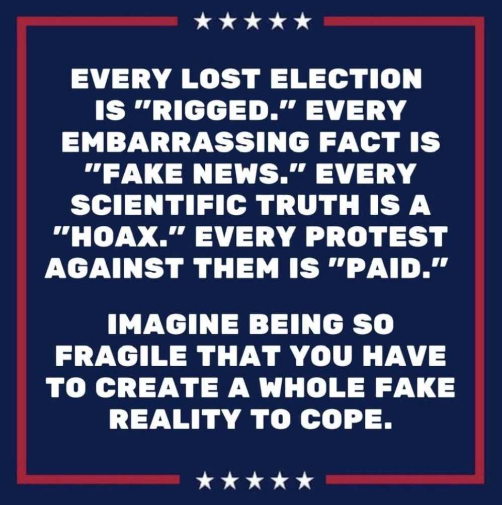 TheDemCoalition's tweet image. Just imagine being so fragile and pathetic.

#ResistTrump