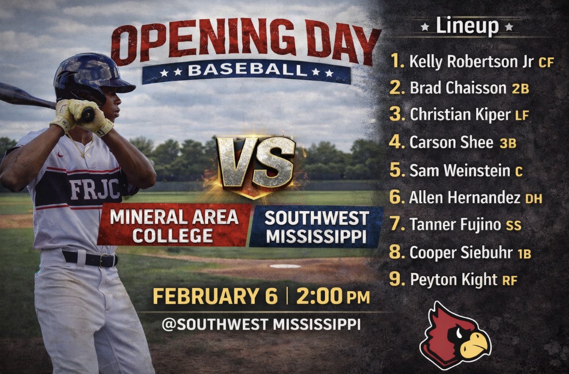 Mineral Area Baseball tweet media