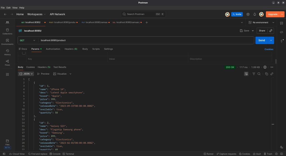khanzaid1_'s tweet photo. Exploring Spring Data JPA with MySQL database. Created entities &amp; repositories and connected them to
REST APIs. Now learning how data persistence works in real backend workflows.

#SpringDataJPA #BackendEngineering #DatabaseDesign #EnterpriseJava https://t.co/4JbhMZnJte