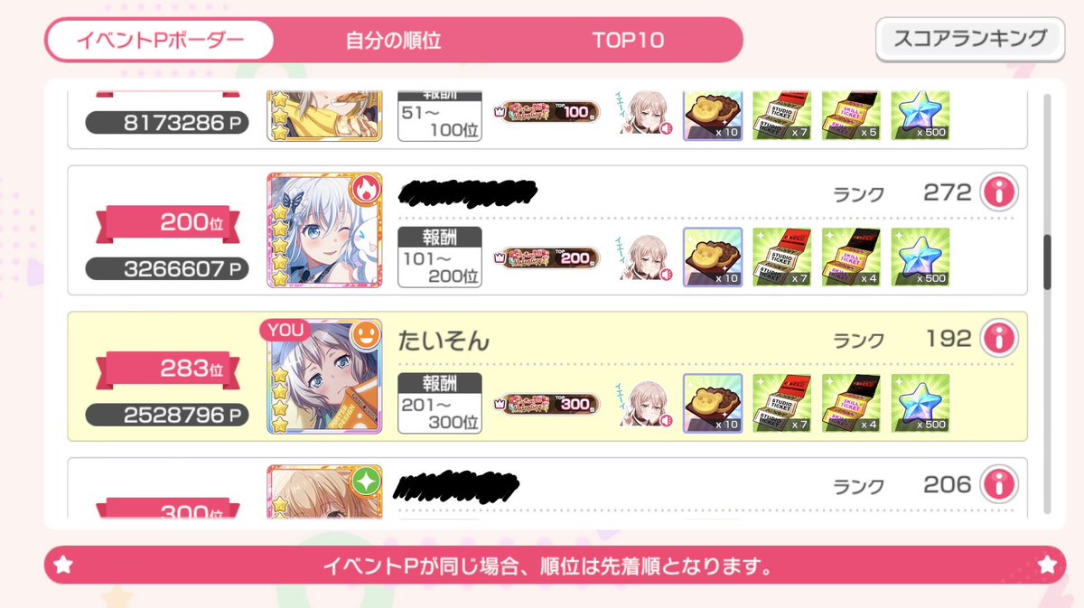 200位あるぞこれ
#ガルパ #バンドリ