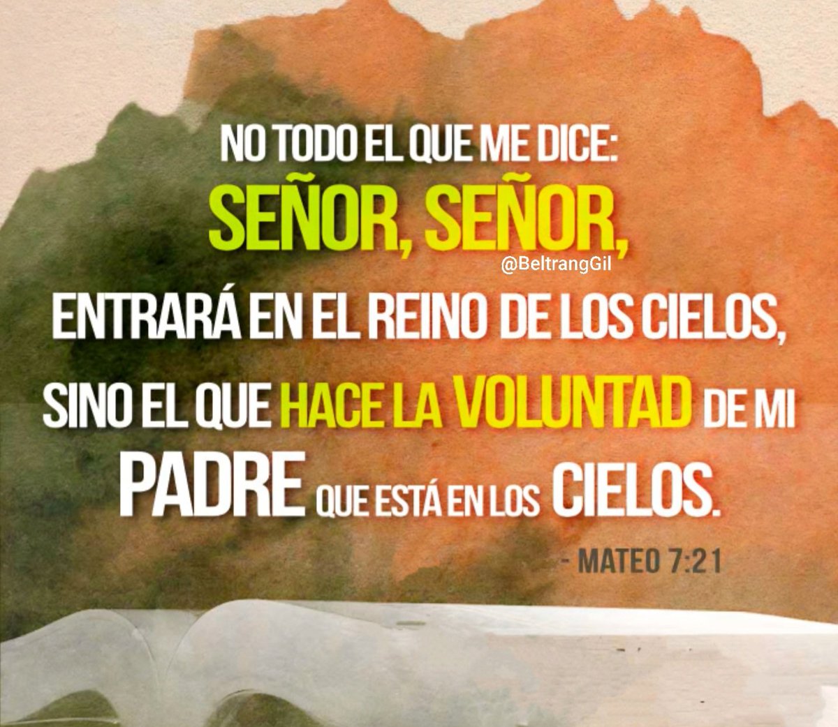 BeltrangGil's tweet image. Padre, no basta con pronunciar Tu nombre, nuestras acciones deben resonar con la esencia de Tu voluntad. Que nuestras vidas sean un testimonio claro de fe , que cada uno de nosotros busque no solo en la retórica de «Señor, Señor», sino en la sinceridad de nuestras obras. Amén