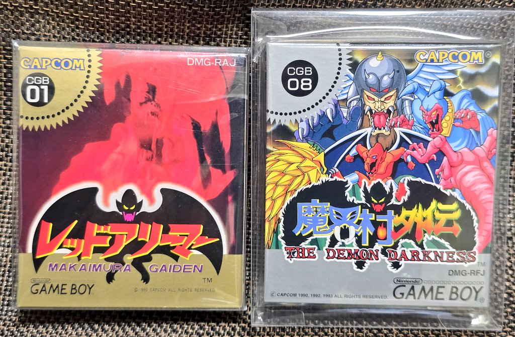 ゲームボーイ ｢魔界村外伝｣ やっとこさ色褪せなしをGET。 なぜかこの