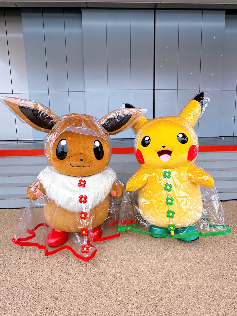 ポケパーク
悪天候限定ピカチュウ、イーブイ
(グリも開催中)
カッパの色何種類かいるみたい💚❤️