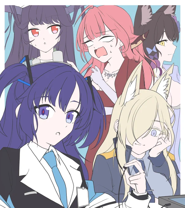 ブルアカの生徒が学校や所属超えてわちゃわちゃしてるとこもっと見てみたい