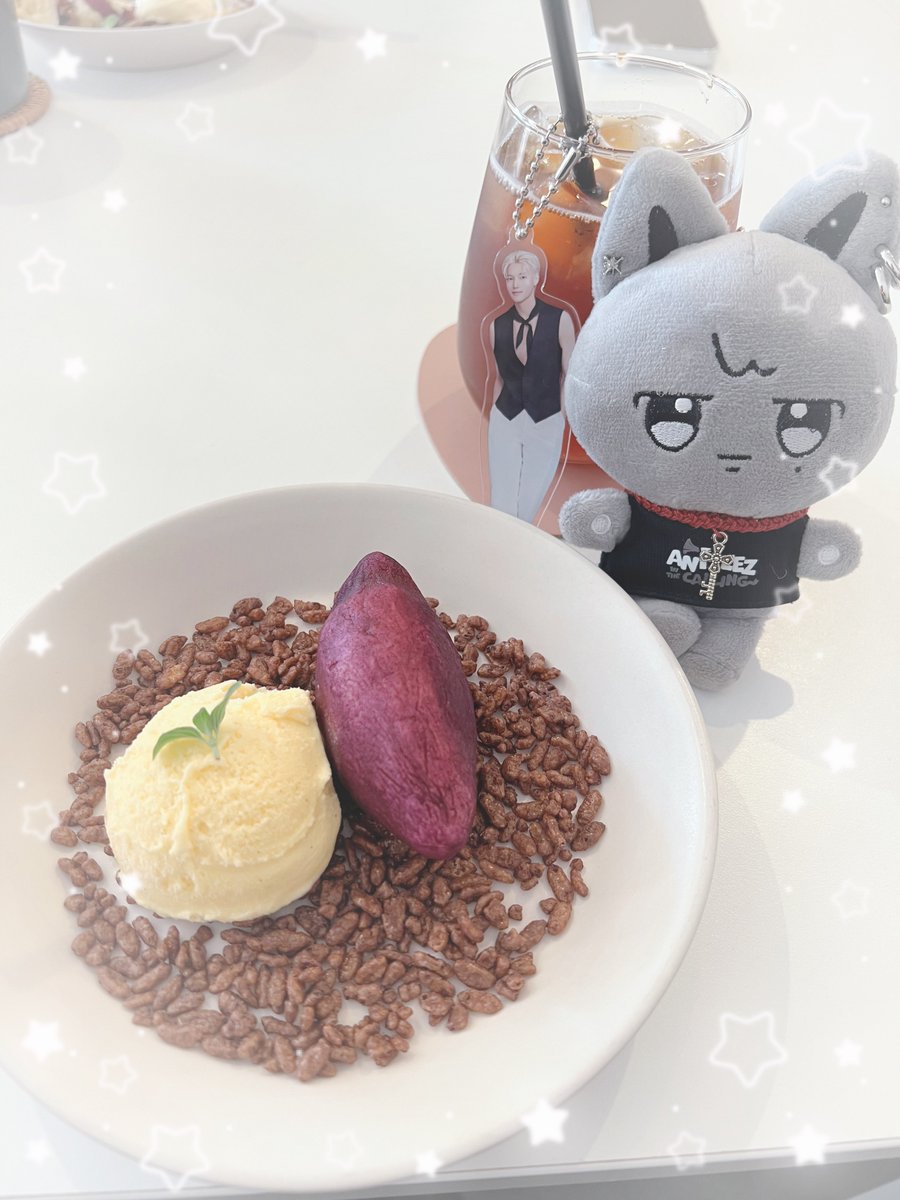 からの〜念願のコグマガーデン🍠✨
<a href="/Cafe_noul/">카페 노을 - カフェ ノウル -</a> 
#ATEEZ