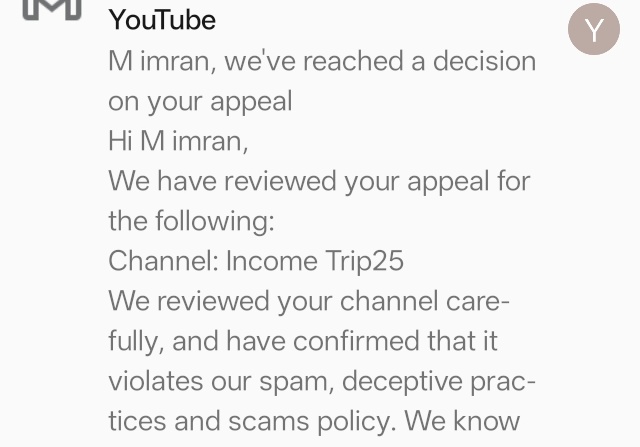 Dear <a href="/TeamYouTube/">TeamYouTube</a>, my channel was suspended incorrectly and my appeal was rejected without a detailed reason. I have always followed all guidelines. I request a human/manual review of my channel to fix this error.
Channel URL:youtube.com/channel/UCTpyV…
#YouTubeHelp #Support"