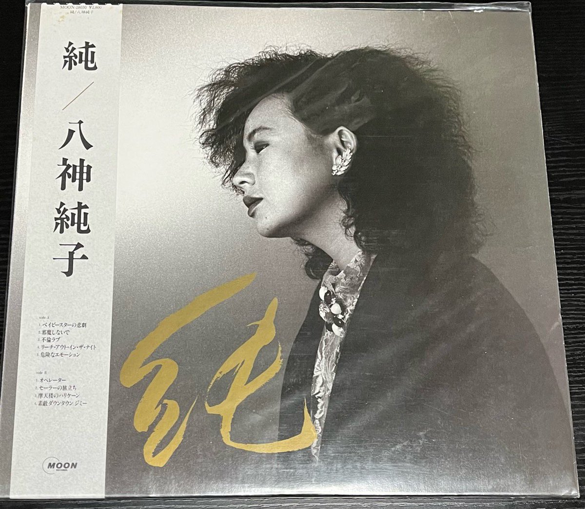 女性ソロアーティストの完全モノクロジャケ貼ろうぜ 八神純子「純