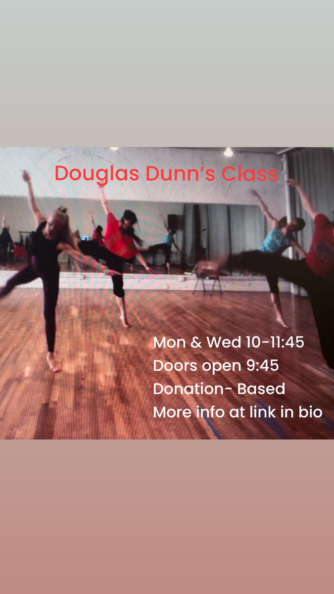 It will be really cold this weekend! Everyone stay warm, and on Monday let’s dance it out and get sweaty. Sign up today! 

douglasdunndance.com/class

#danceclass #donationbasedclass 
 #thingstodoinnyc #alllevelswelcome