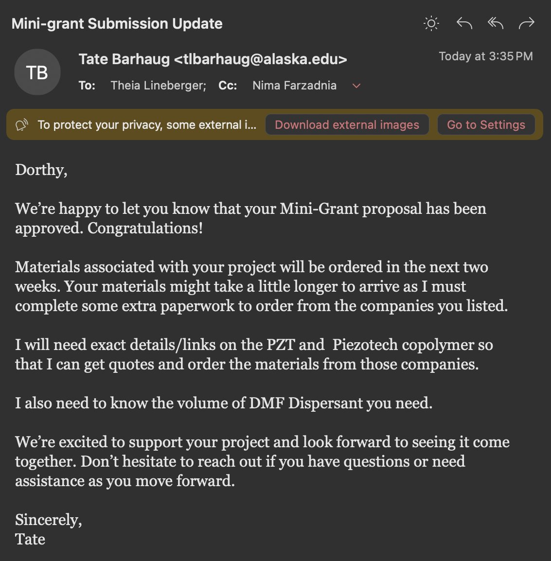 The IP is on
