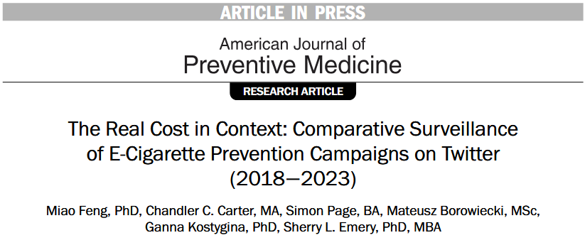 ArielleSelya's tweet image. I wonder who of you in #VapeFam are included in the statistic below? 🤔 In a new paper on how anti-vaping campaigns were received here on Twitter:

"Opposition was concentrated among a small subset of users (top 10% generated 57.9% of opposition retweets)."