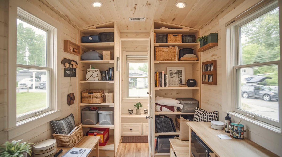 Tiny house living offers many benefits: it's eco-friendly, cost-effective, and customizable. Plus, if your home has wheels, you can relocate easily.

Here are 40 storage and organizing
 LocalInfoForYou.com/314622/40-tiny…