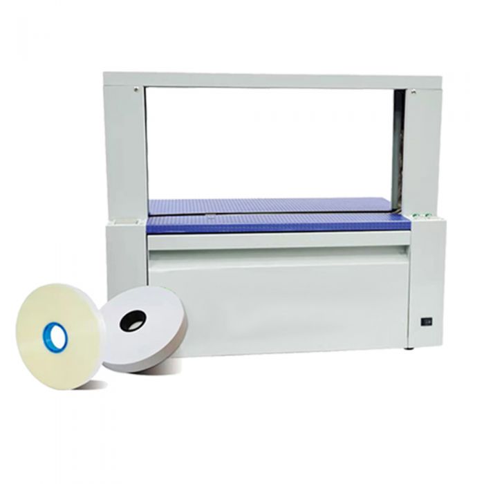 HXCP_Armin's tweet photo. Automatic banding machine can be used for banding 'everything', from noodles to clothing, from labels and cards to packaging inserts, ect., using kraft paper tape or OPP tape banding, the banding strength can be adjusted from 5-60N.
#bandingmachine,#packingmachine,#paperband https://t.co/Zlp9ikRVgz