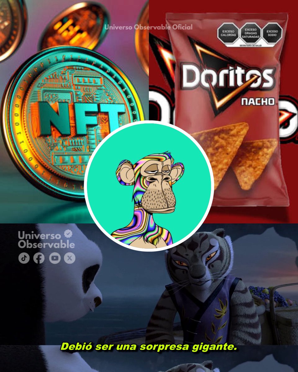 EUObservable's tweet photo. Hace 3 años alguien pagó $516,196.99 por este NFT.
Hoy su valor cayó tanto que equivale, más o menos, a dos bolsas de Doritos. https://t.co/p0aBCDkaNA