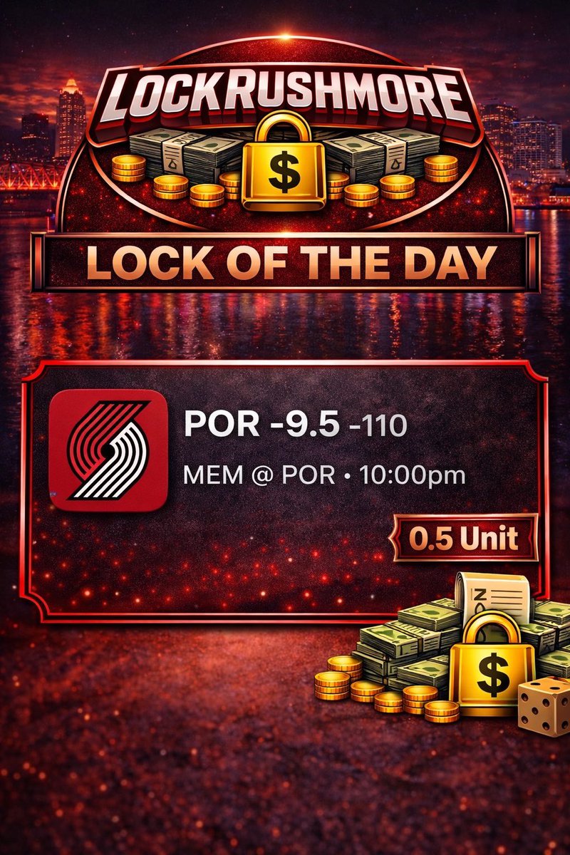 LockRushmore's tweet image. With a big 4 player trade from the Grizzlies, the Grizzlies are trying to rebuild mid season. This takes time for a team to be good again in the season. This Portland team will dominate with their bigs and facilitate through their guards. 🔥🔥🔥

This game will be a blowout 🚨‼️…