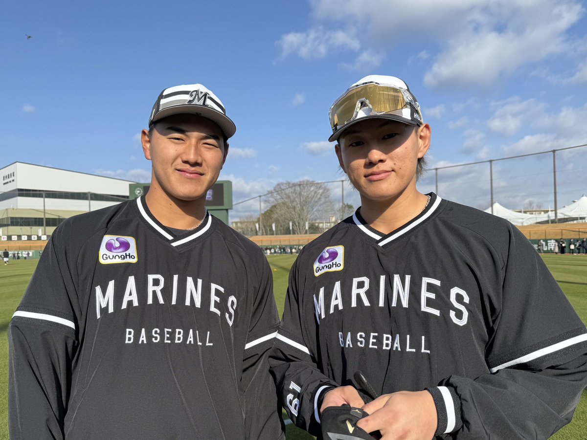仲良しコンビの #西川史礁 選手と #山本大斗 選手。 これから 