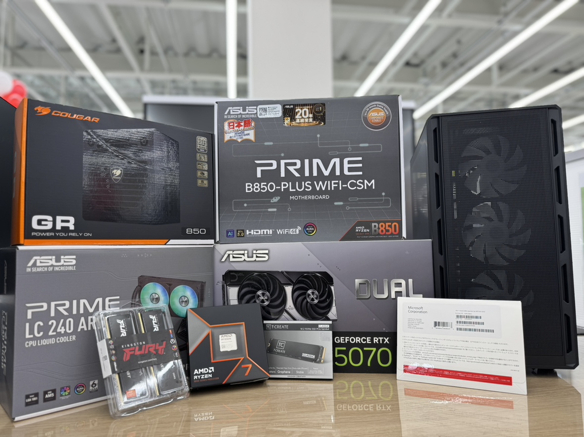 おはアプライドでございます😇
本日はｷﾗｷﾗ光るパソコンを組んでいきます！
完成をお楽しみに(^^♪

#アプライド 
#アプライド仙台店 
#デスクトップPC 
#自作PC 
#ASUS 
#オープン楽しみ