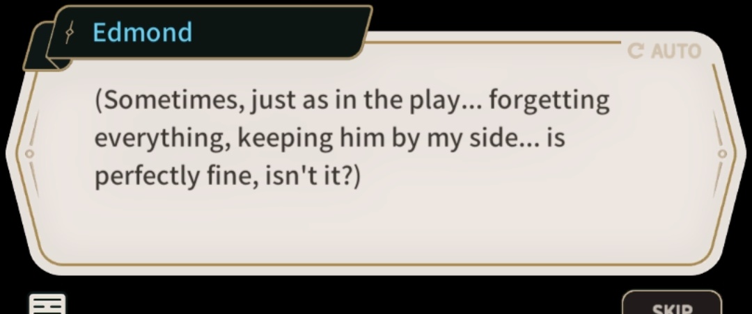 The fact that Edmond used to struggle so much with closeness both physically and emotionally (rip his friend Lucien he was a real one)

I'm glad he's allowing himself to change and grow and accept more parts of is identity