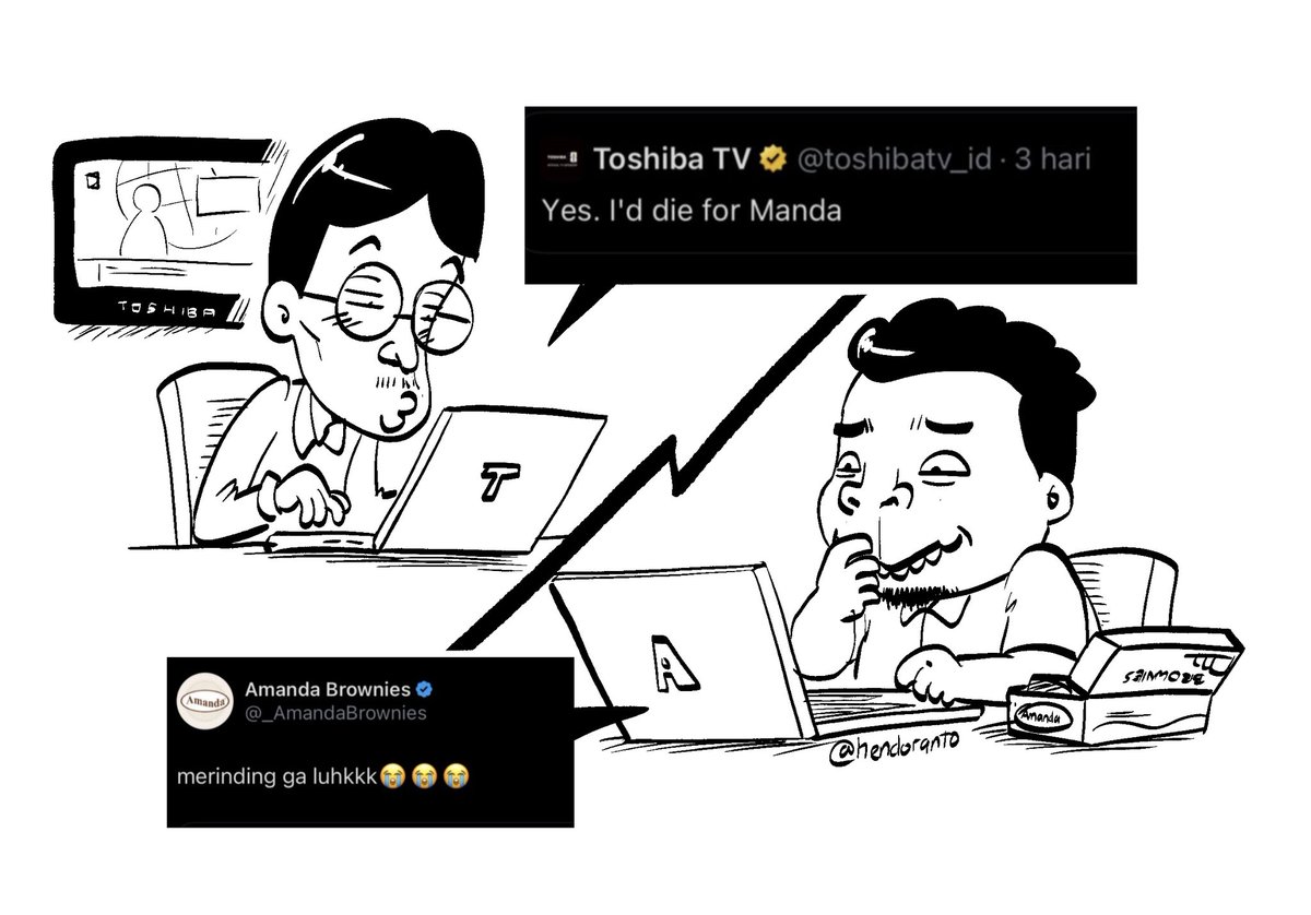 Amanda &amp; Toshiba behind the scene (kata Grok) 