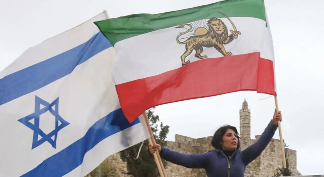 Another reason Iranians in the diaspora carry the Israeli flag at protests?

It works like a filter.
The only people who lose their minds over that flag are terrorists and those who excuse or support them. And that’s exactly who we don’t want anywhere near a revolution fighting