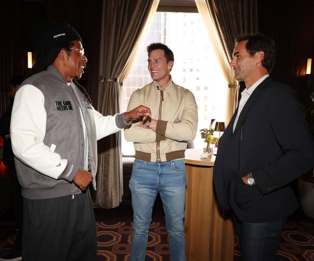ComplexSports's tweet photo. Goat talk 🐐

(Via: @RocNation) https://t.co/S0sU3AaeDA