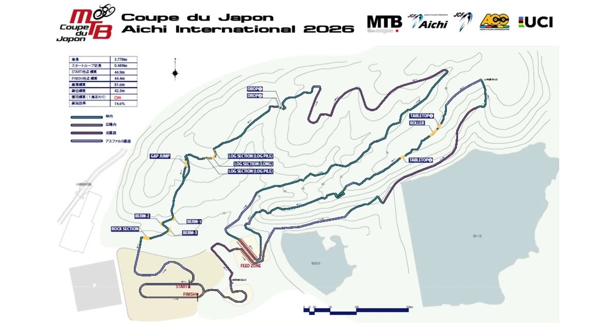 アジア大会のコース図出てきたけど、結構森の中切り開いて造成してるみたいだし、定期開放&amp;レースの定期開催ありえるのでは？