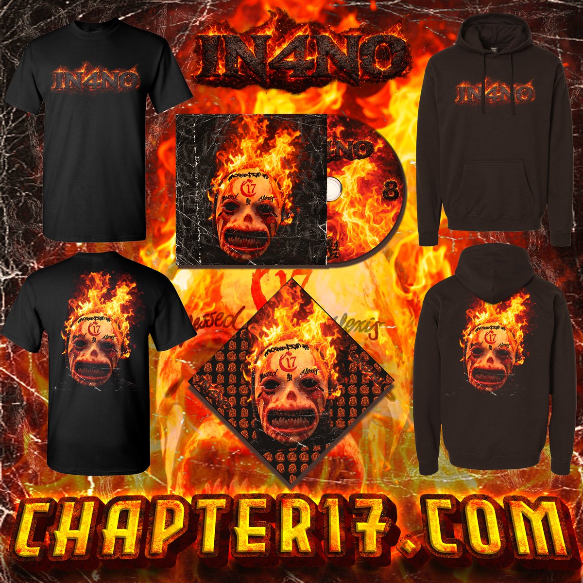 New track “Kinfolk” w/<a href="/ouijv/">PYRAMID OF SKULLS 3/20</a> 
featuring <a href="/DarbyOTrill/">shovelmane</a> is out now! 
The entire IN4NO tape drops 
Friday the 13th! Merch is available for this release until it drops.